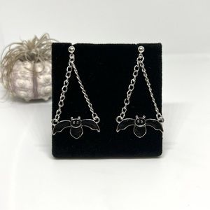 HALLOWEEN Bat Earrings!